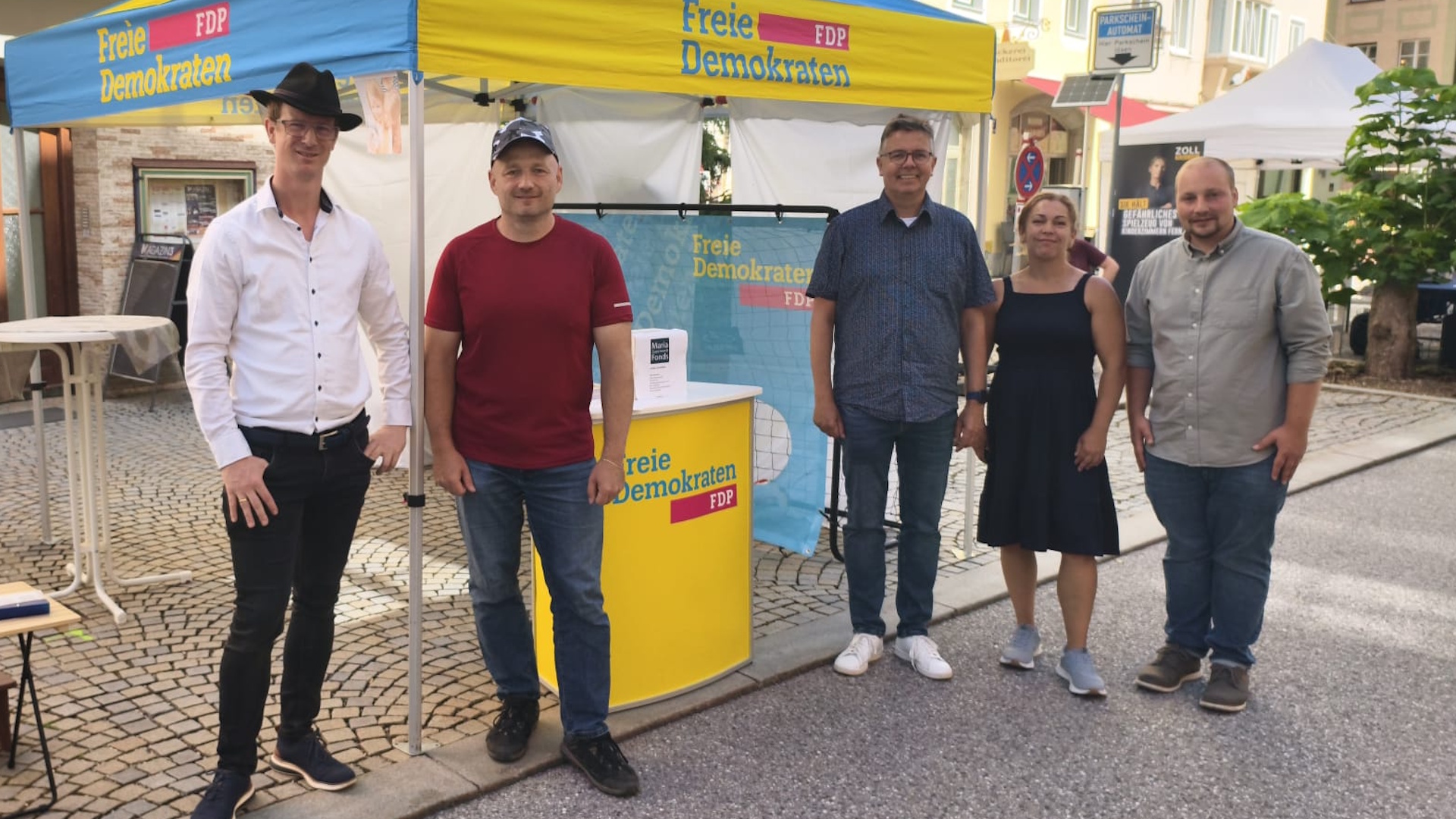 Roman Knöller, Michael Vernau, Holger Kurz, Panka Müller und Franz Farthofer