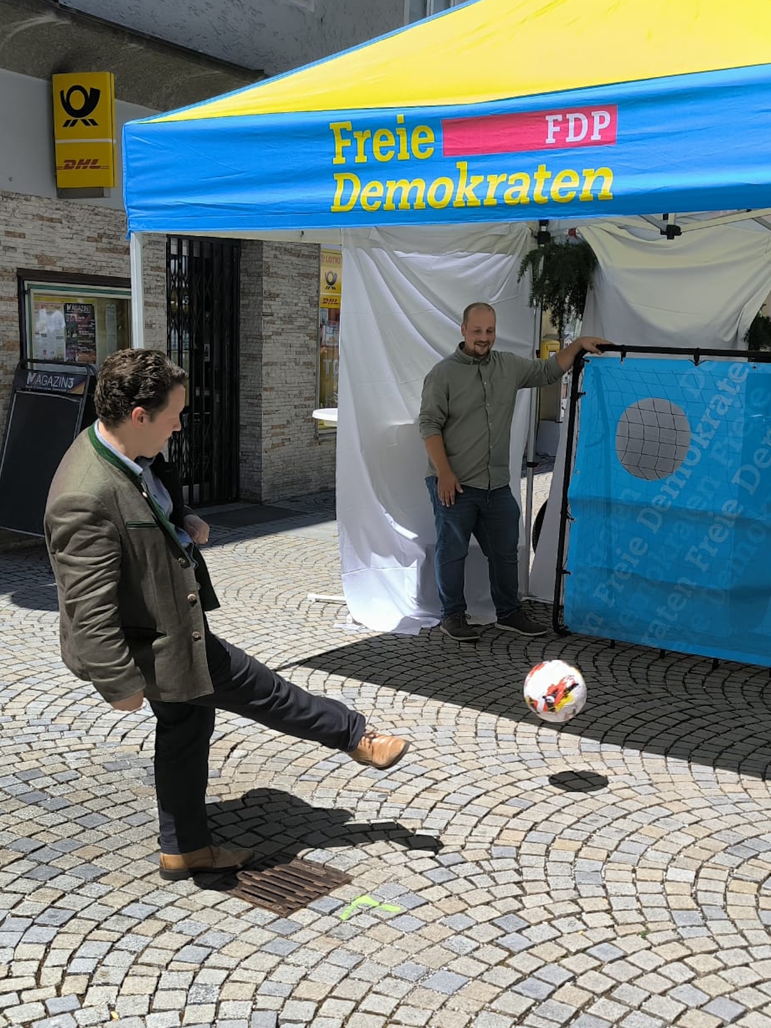 Dr. Lung mit Freude dabei.